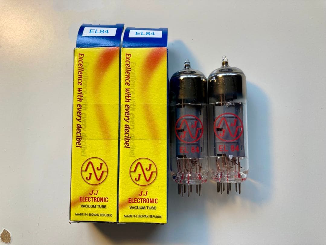 JJ Electronic EL84 真空管 matched pair 未使用品