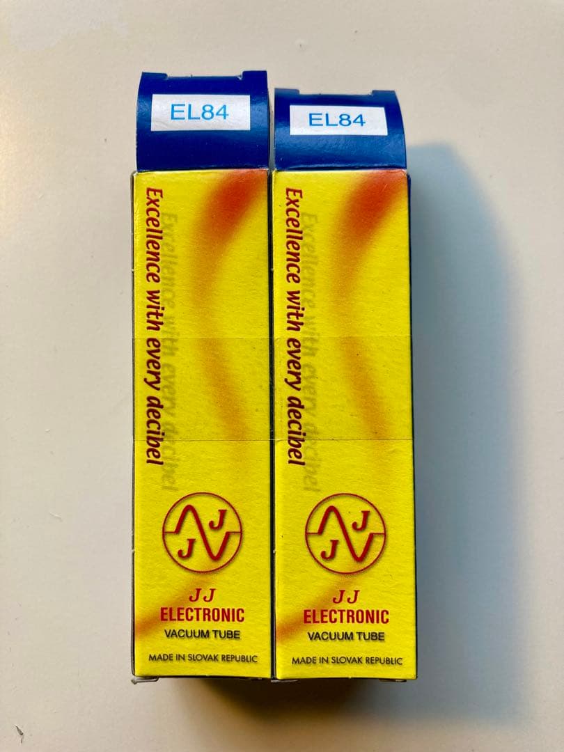 JJ Electronic EL84 真空管 matched pair 未使用品