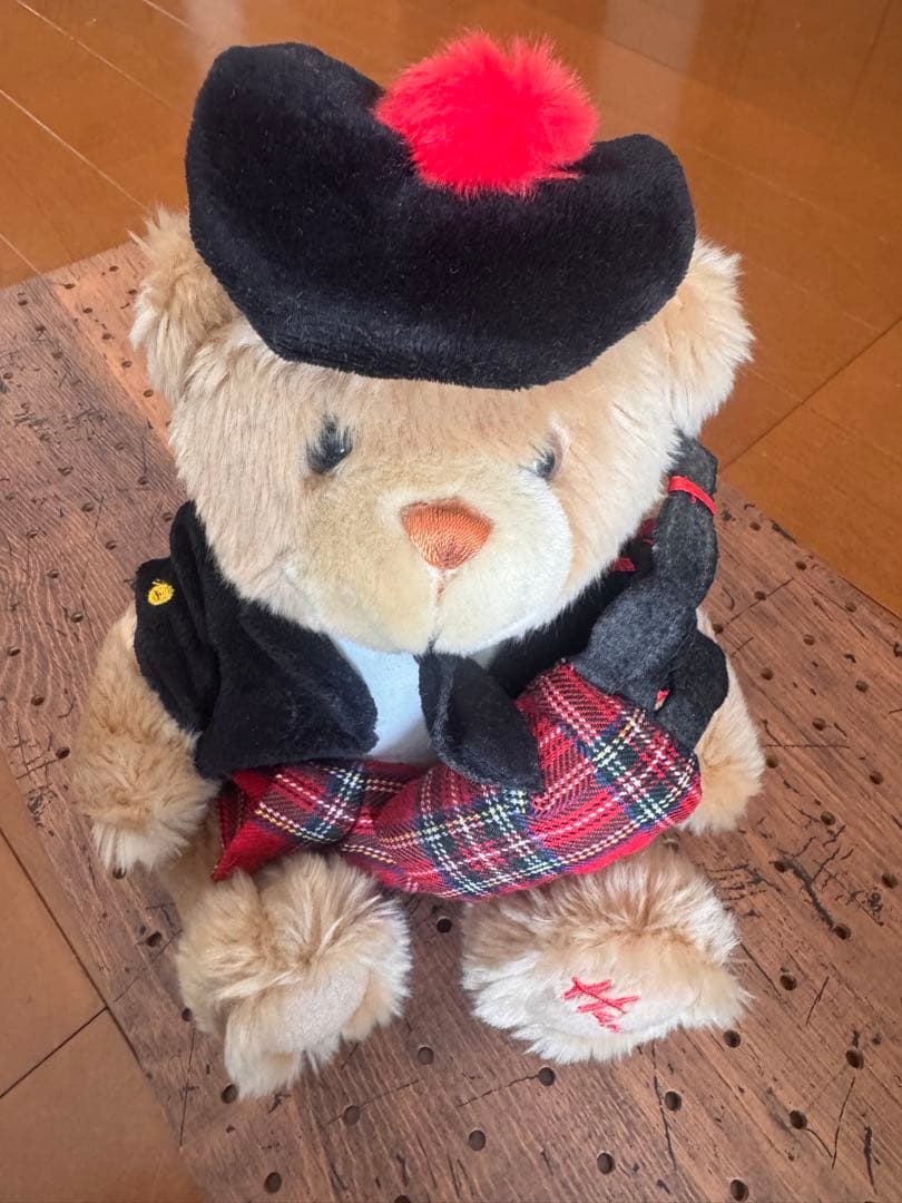 ハロッズ テディベア スコットランド バグパイプ くま ぬいぐるみHarrods