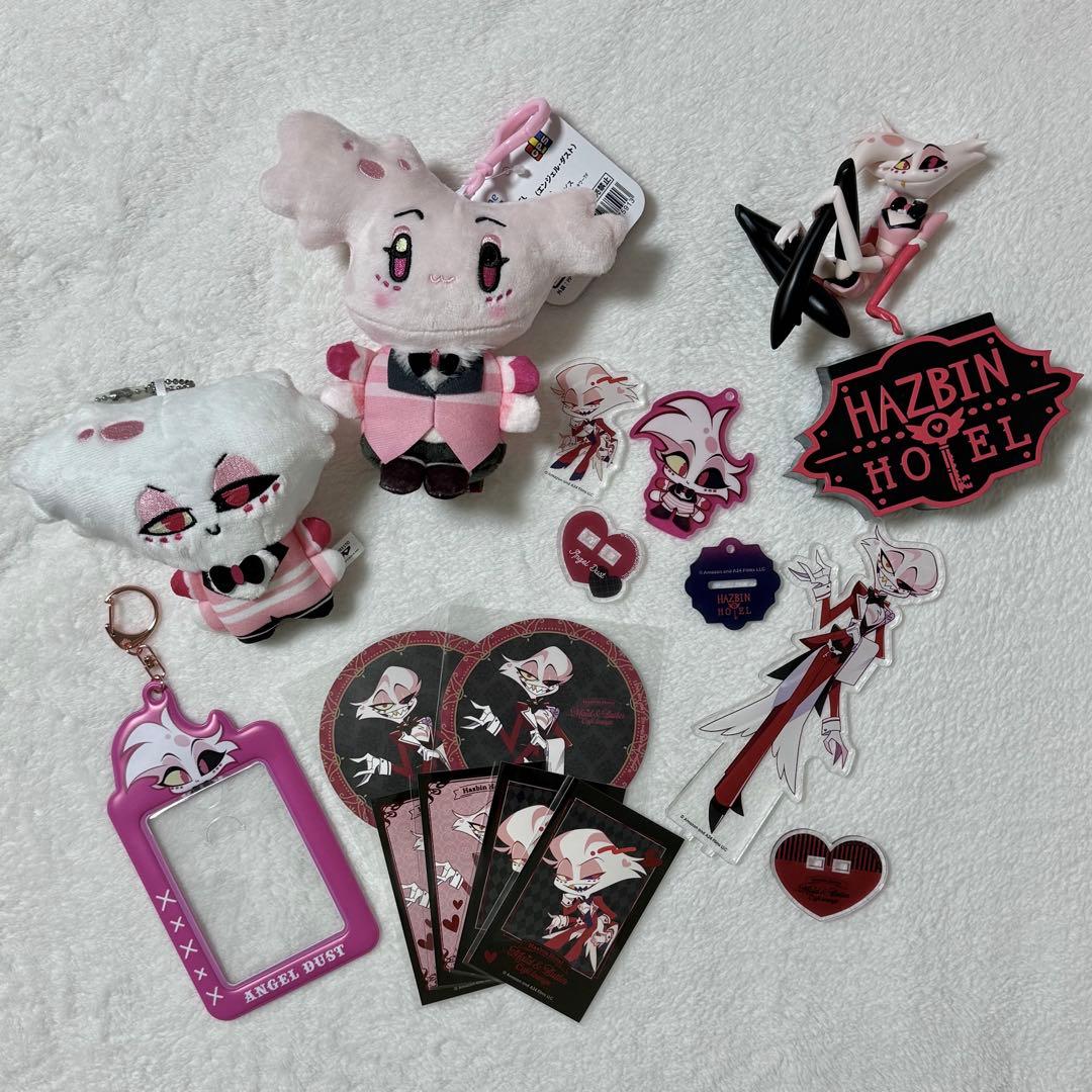 ハズビンホテル エンジェルダスト ぬい 箔押しカード アクスタ