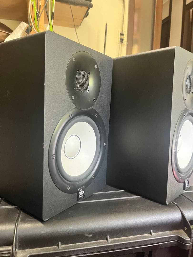 YAMAHA HS7 パワードスピーカー・社外ハードケース電源ケーブル付