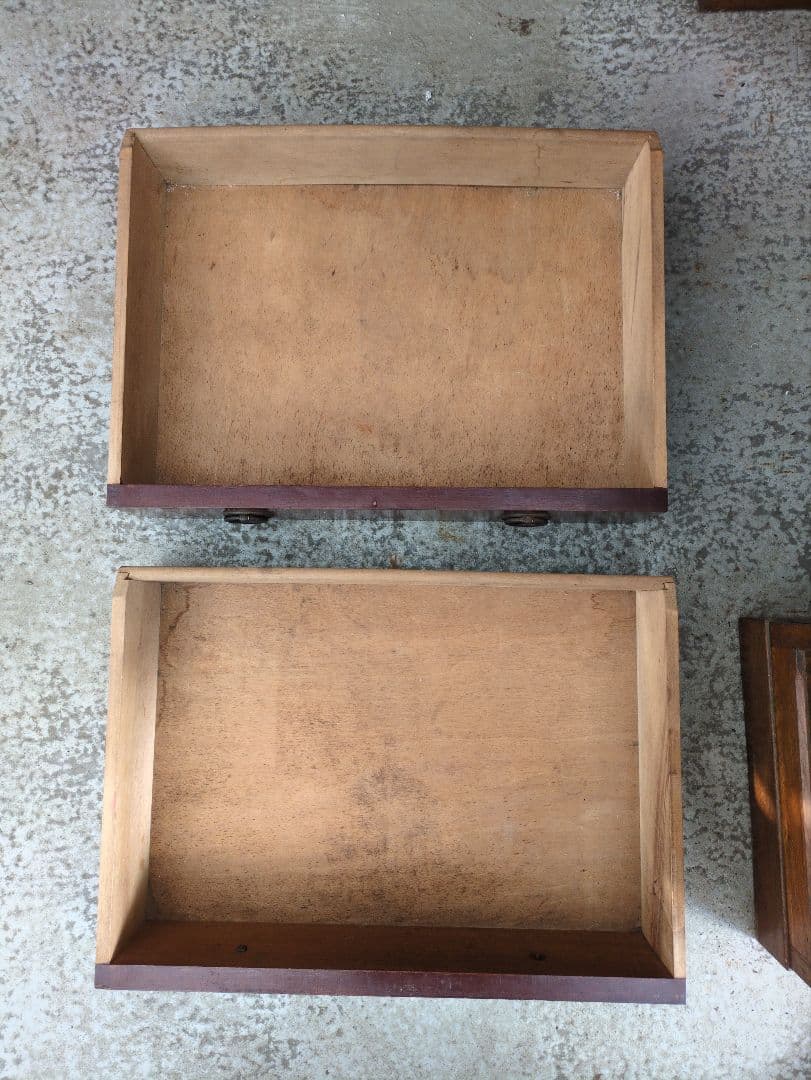 イギリスアンティーク ドレッサー シェルフ 鏡台 猫足