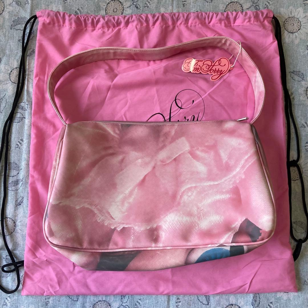 IM SORRY Blythe Doll Print顔プリント ショルダーバッグ