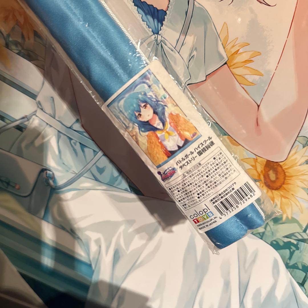 バトルガールハイスクール　国枝詩穂　描き下ろしタペストリー