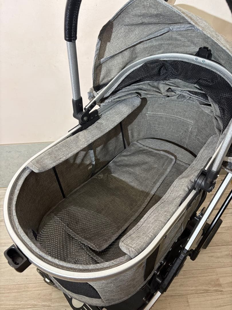 SKISOPGO ペットカート グレー