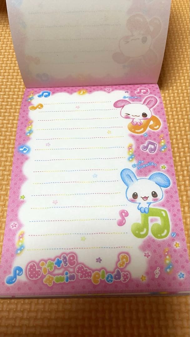 Little twin melody シール付きメモ帳