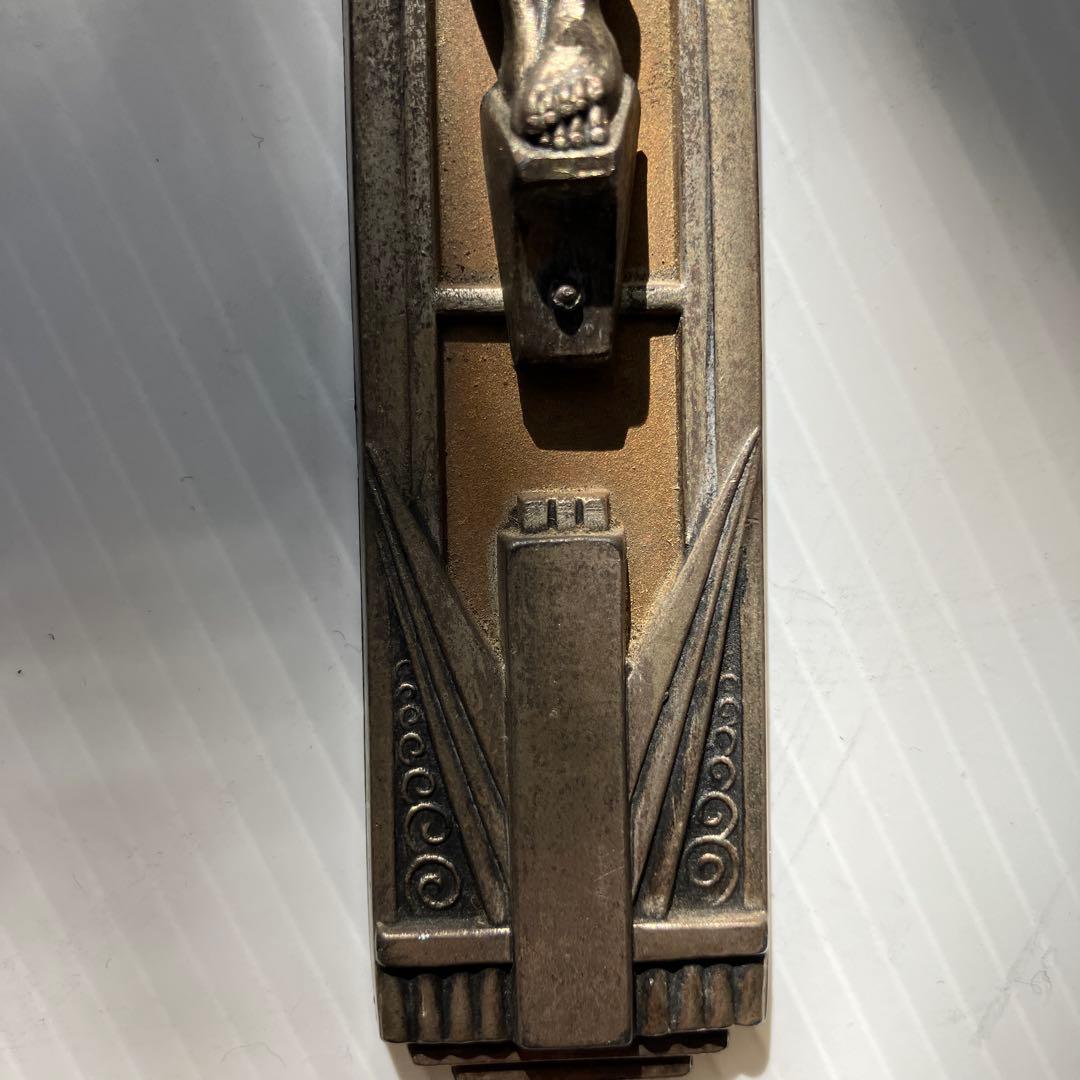 キリスト磔刑壁掛け　フランスアンティーク　アールデコ様式　十字架像　クリスマス