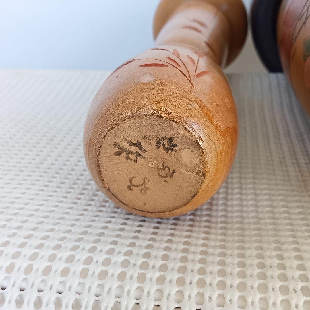 創作こけし　伝統こけし　4体