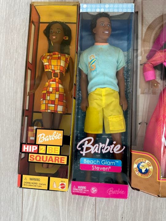 バービー 黒人Barbieヴィンテージ エンジェルいろいろセット　ブラック