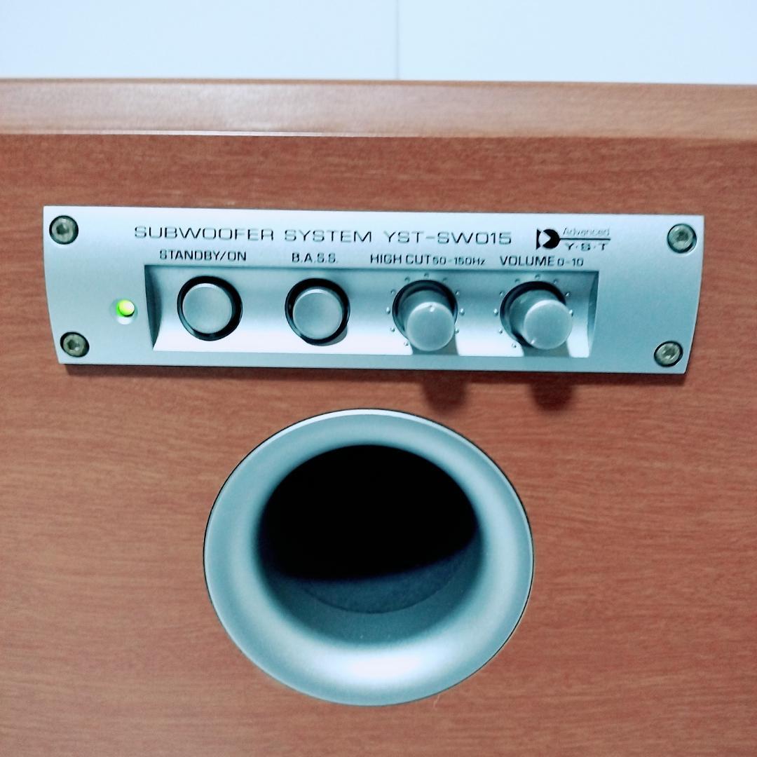 ヤマハ YAMAHA YST-SW015 サブウーファー 木目調