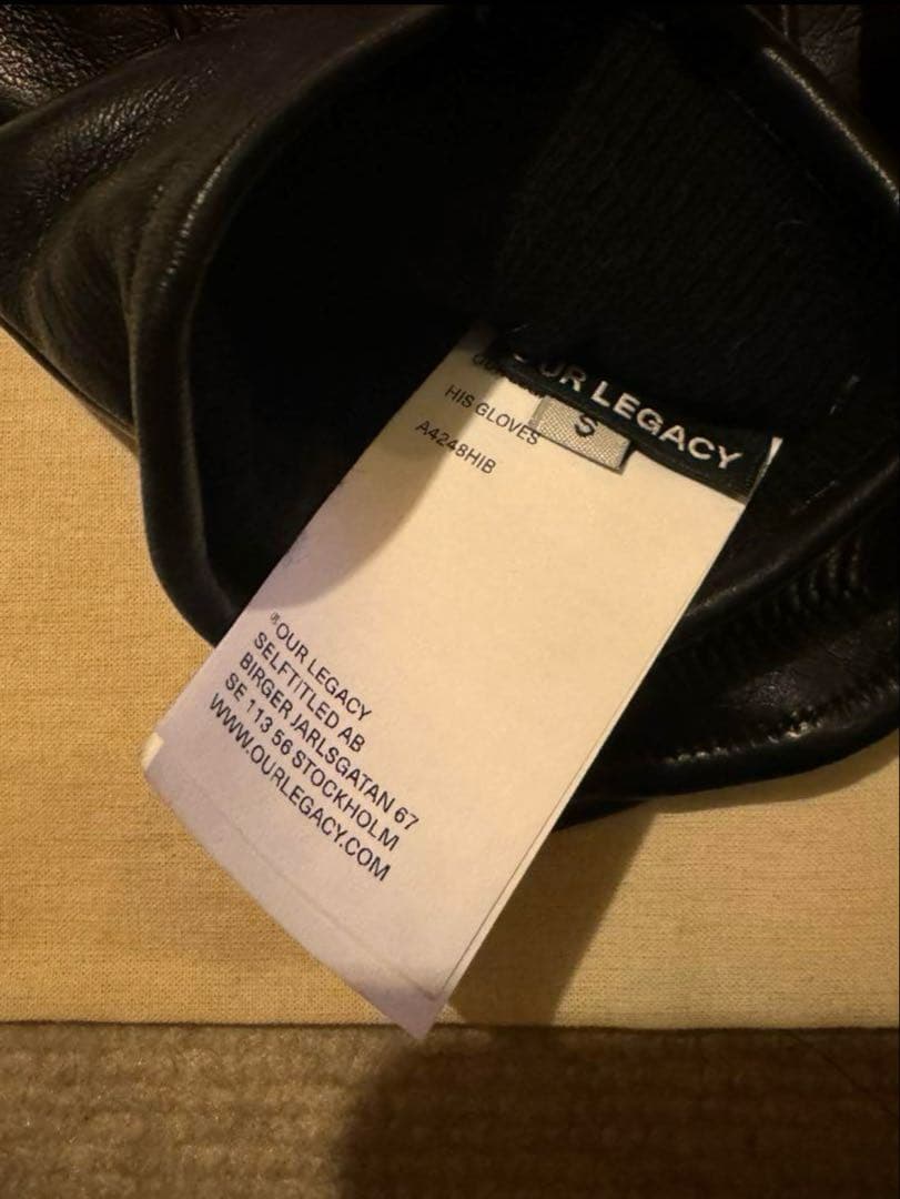 小物 OUR LEGACY His Globe Ssize black