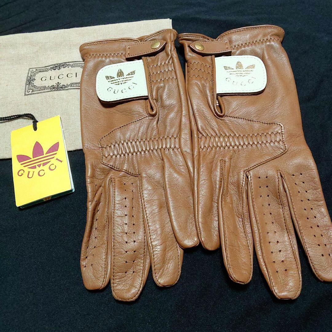 最終値下げ【激レア】 アディダス x グッチ ラムスキン グローブ　手袋