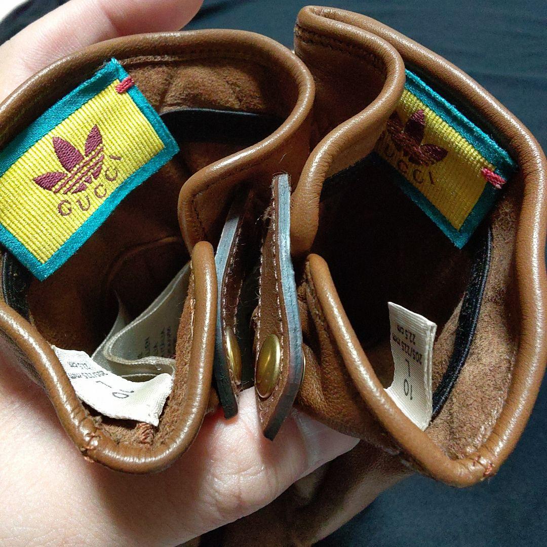 最終値下げ【激レア】 アディダス x グッチ ラムスキン グローブ　手袋