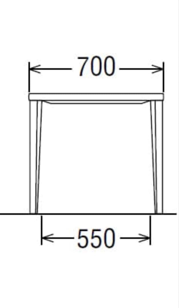 カリモク　オーク材(天然木) ダイニングテーブル 125×70×69