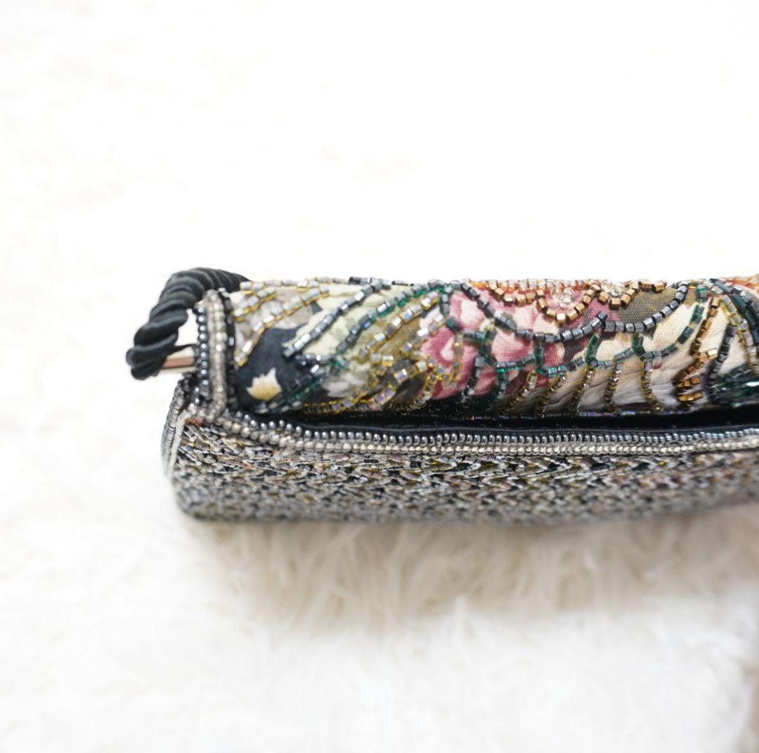 希少　LUMY　ルミーはしもと　ビーズバッグ　ショルダーバッグ　皇室御用達