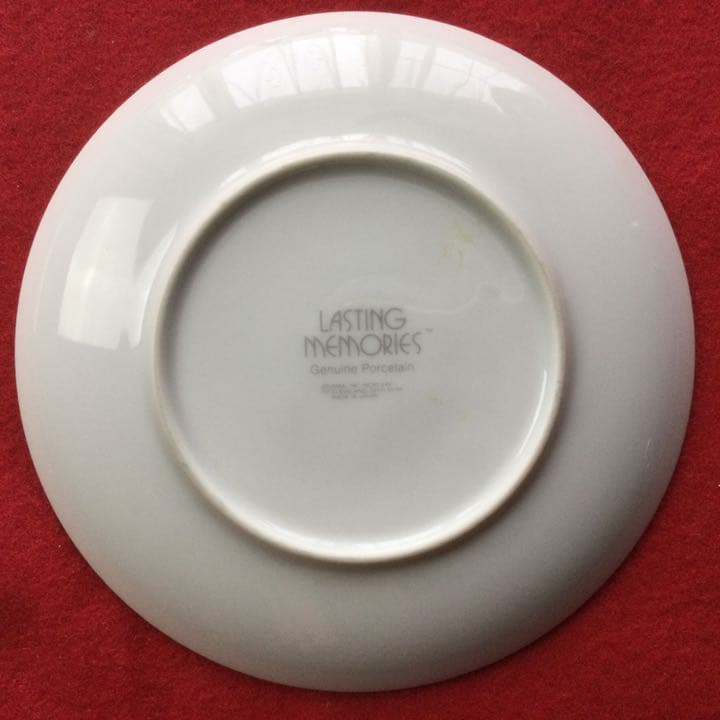 飾皿 米国 アンティークモール購入 陶磁器 プレート ラスティングメモリーズ
