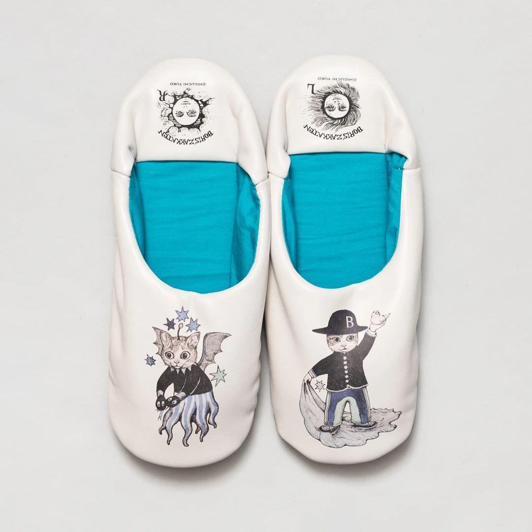 【最安値】ルームシューズ　BLUE BORIS&666 ヒグチユウコ