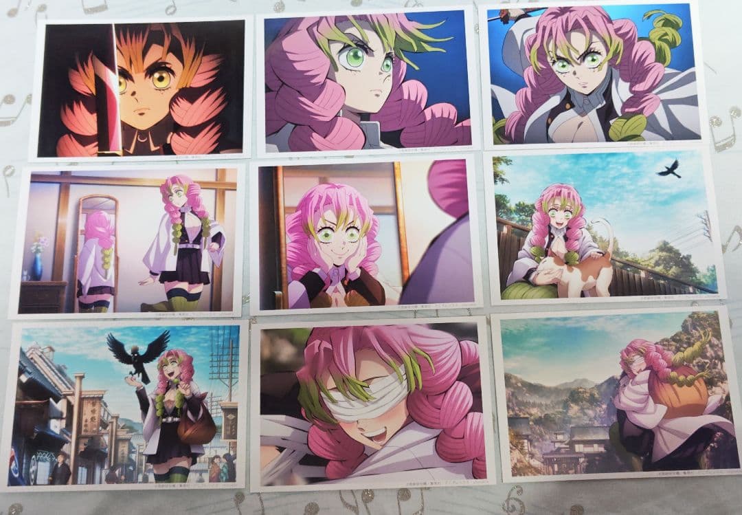 鬼滅の刃 場面写ブロマイドくじ 竈門禰豆子 甘露寺蜜璃 46枚セット