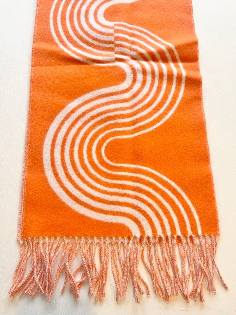 HERMES エルメス カシミヤ100% マフラー 極美品　箱付