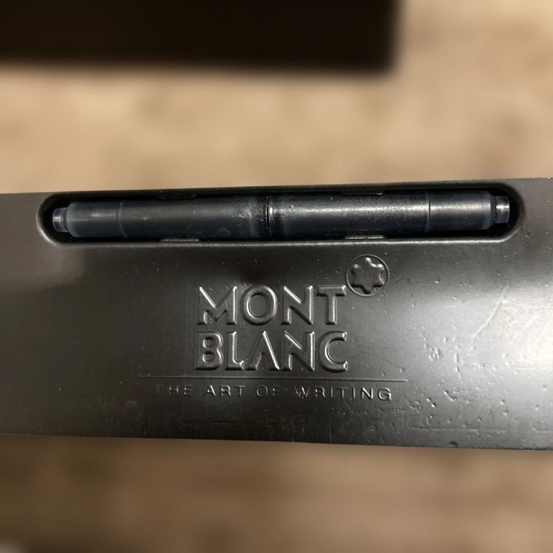 MONT BLANC 万年筆 青色