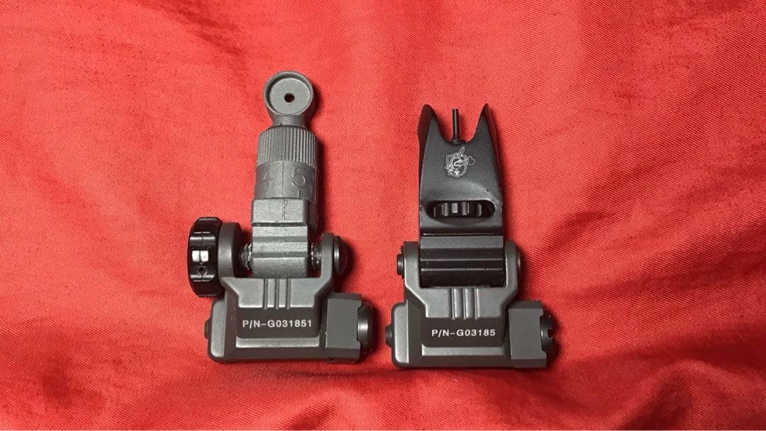 G&G製　ナイツアーマメントKACアイアンサイトセット　未使用品