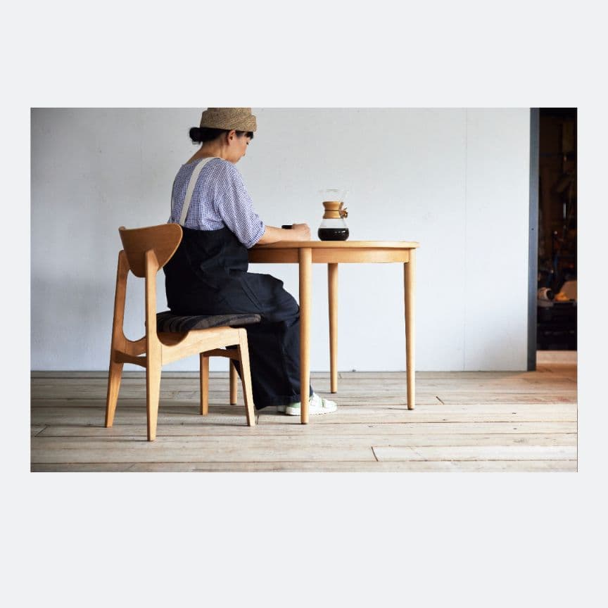 【テーブルマット付き】カール ダイニング ラウンド 84 テーブル