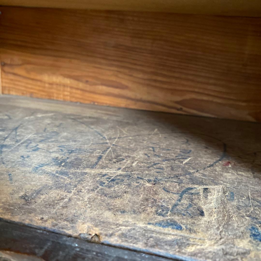 作業台　実験台　理科　図工　学校　机　レトロ