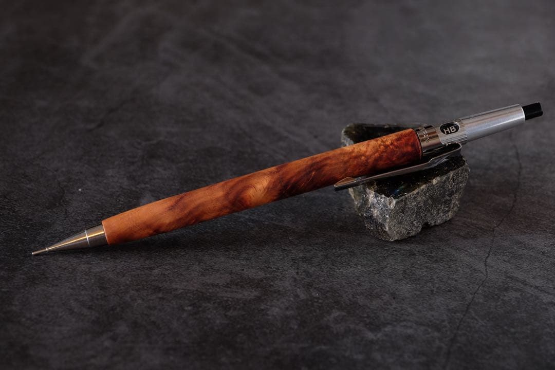 高村杢工房PG5木軸カスタムシャープペンシル0082 アジアローズウッド
