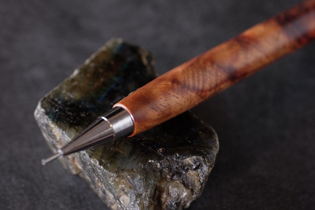 高村杢工房PG5木軸カスタムシャープペンシル0082 アジアローズウッド