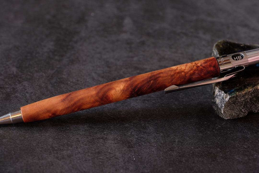 高村杢工房PG5木軸カスタムシャープペンシル0082 アジアローズウッド