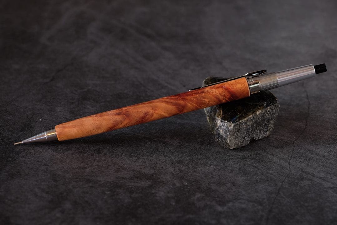 高村杢工房PG5木軸カスタムシャープペンシル0082 アジアローズウッド