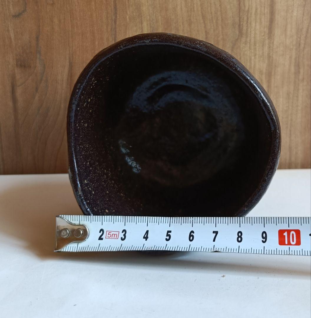 w*i様 黒楽筒茶碗