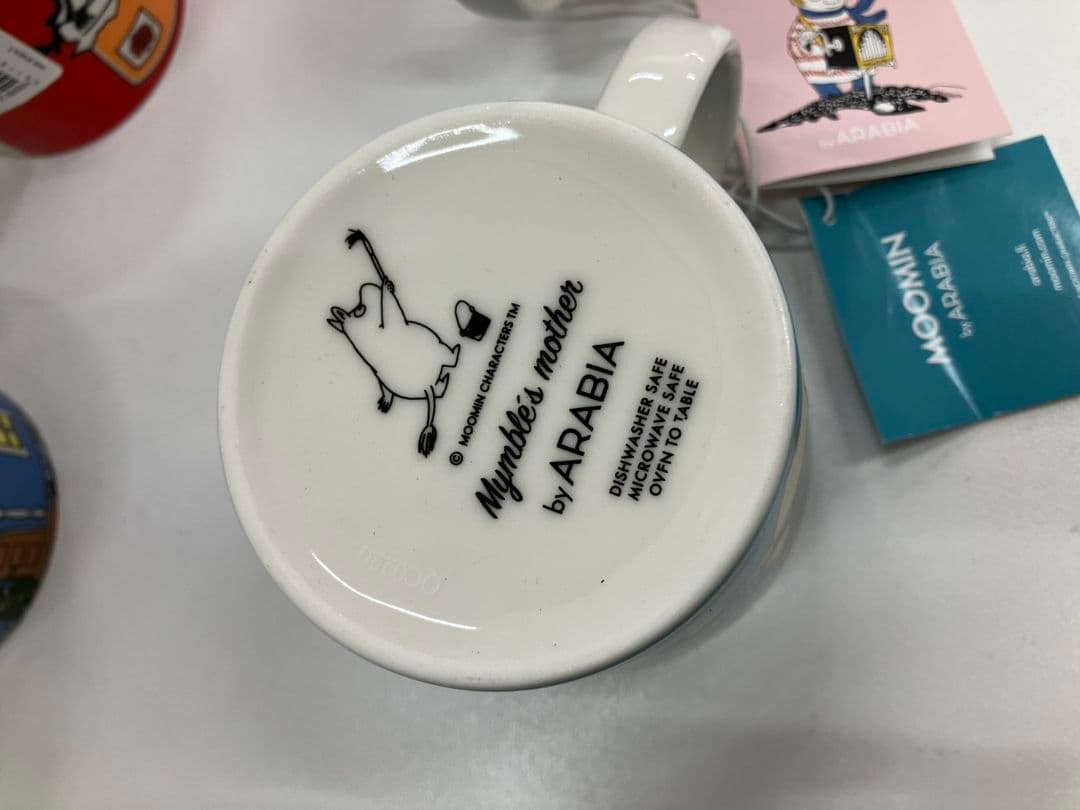 【アラビア　ムーミン】マグカップ５点セット