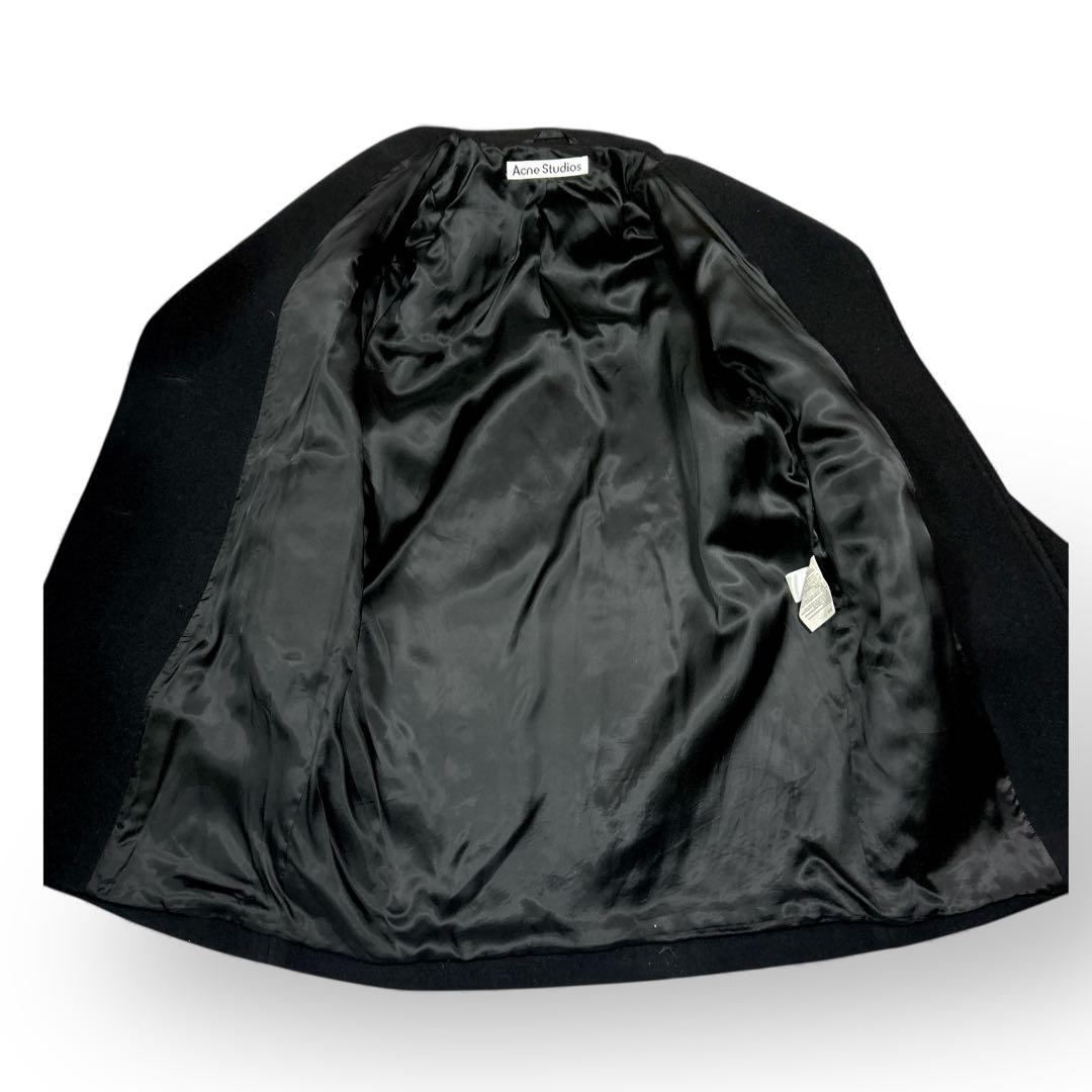 Acne Studios ウールコート ブラック オーバーサイズ