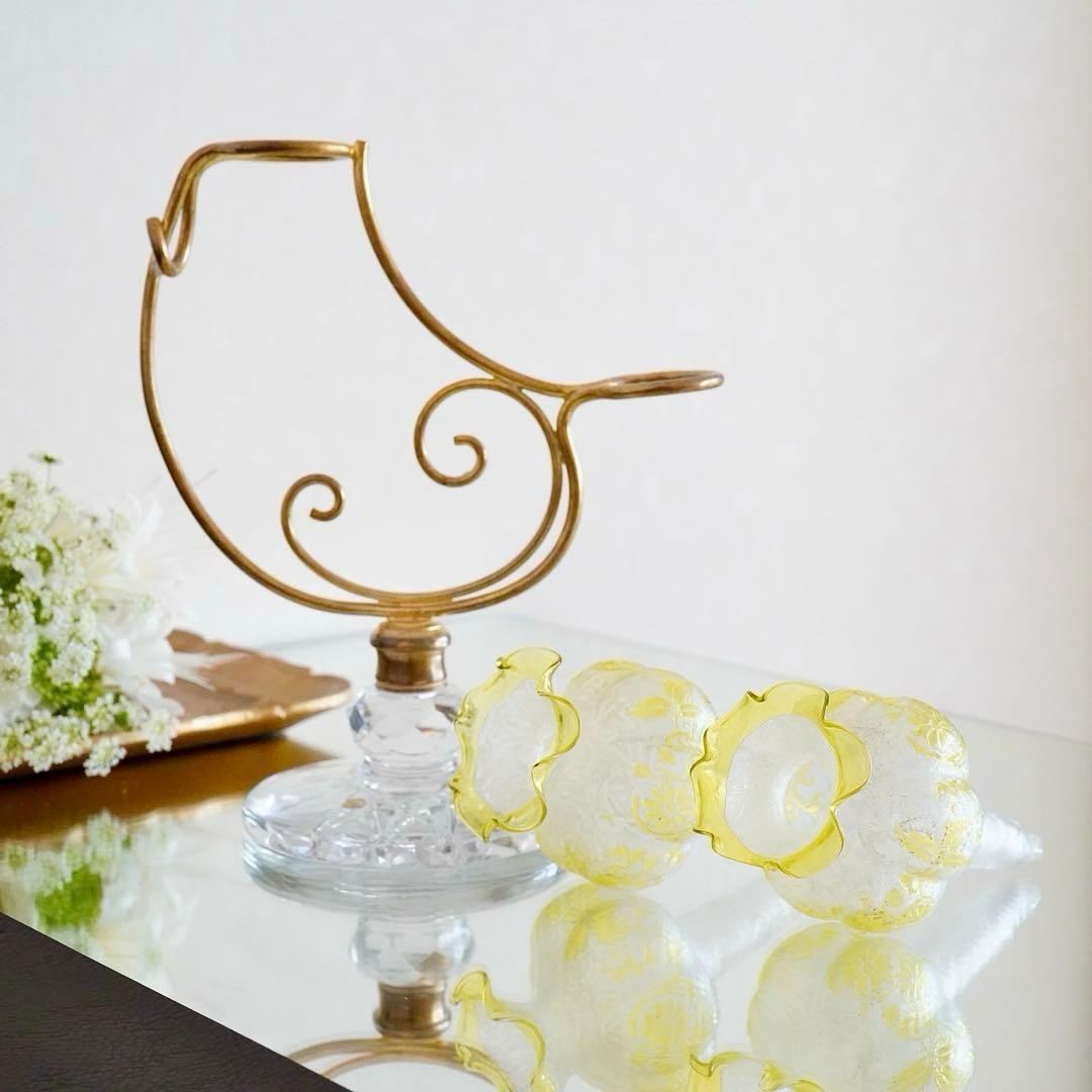 オールドバカラBACCARAT★花器フラワースタンド★極美品★極希少アンティーク