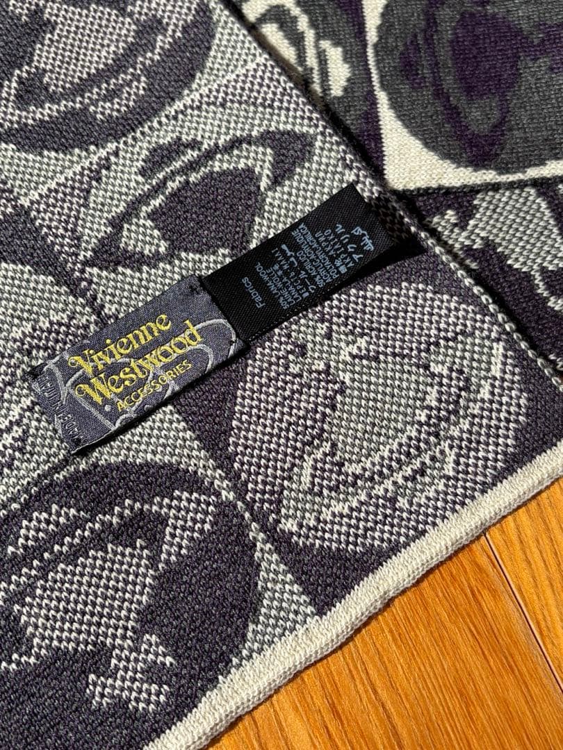 ヴィヴィアンウエストウッド マフラー オーブ柄