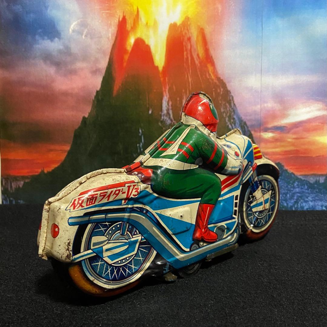 仮面ライダーV3 ブリキ　ハリケーン号　タカトク　昭和特撮ヒーロー　フィギュア