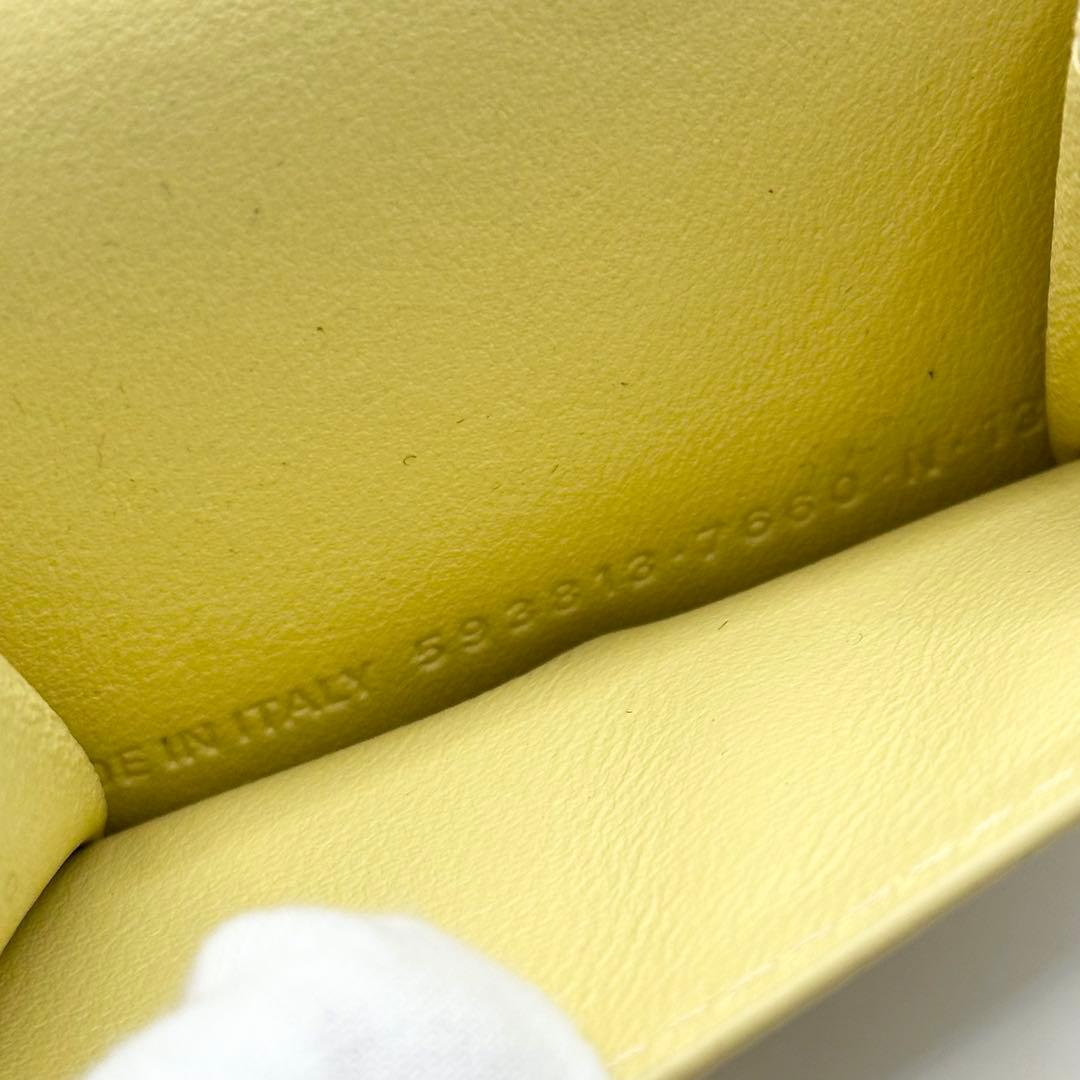 【新品未使用】BALENCIAGA バレンシアガ　三つ折り　財布　レザー