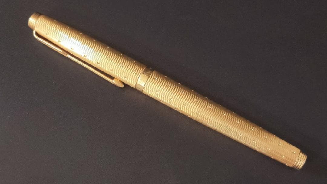 PARKER パーカー 万年筆 ペン先 585 14金 極細 ゴールドカラー