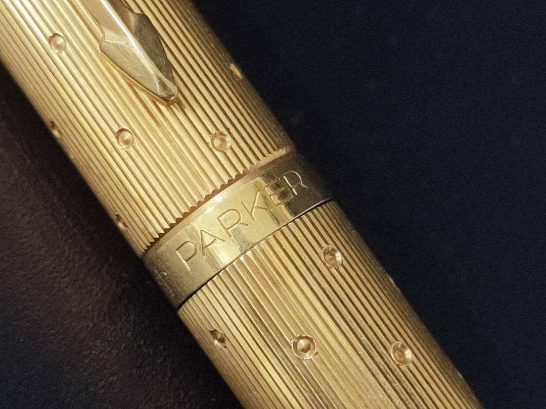 PARKER パーカー 万年筆 ペン先 585 14金 極細 ゴールドカラー