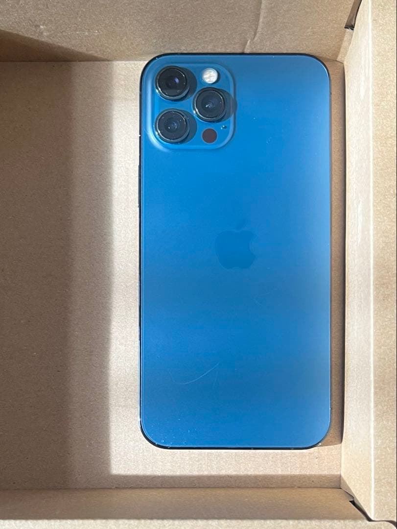 【残り1日】iPhone12 PRO MAX 256GB パシフィックブルー