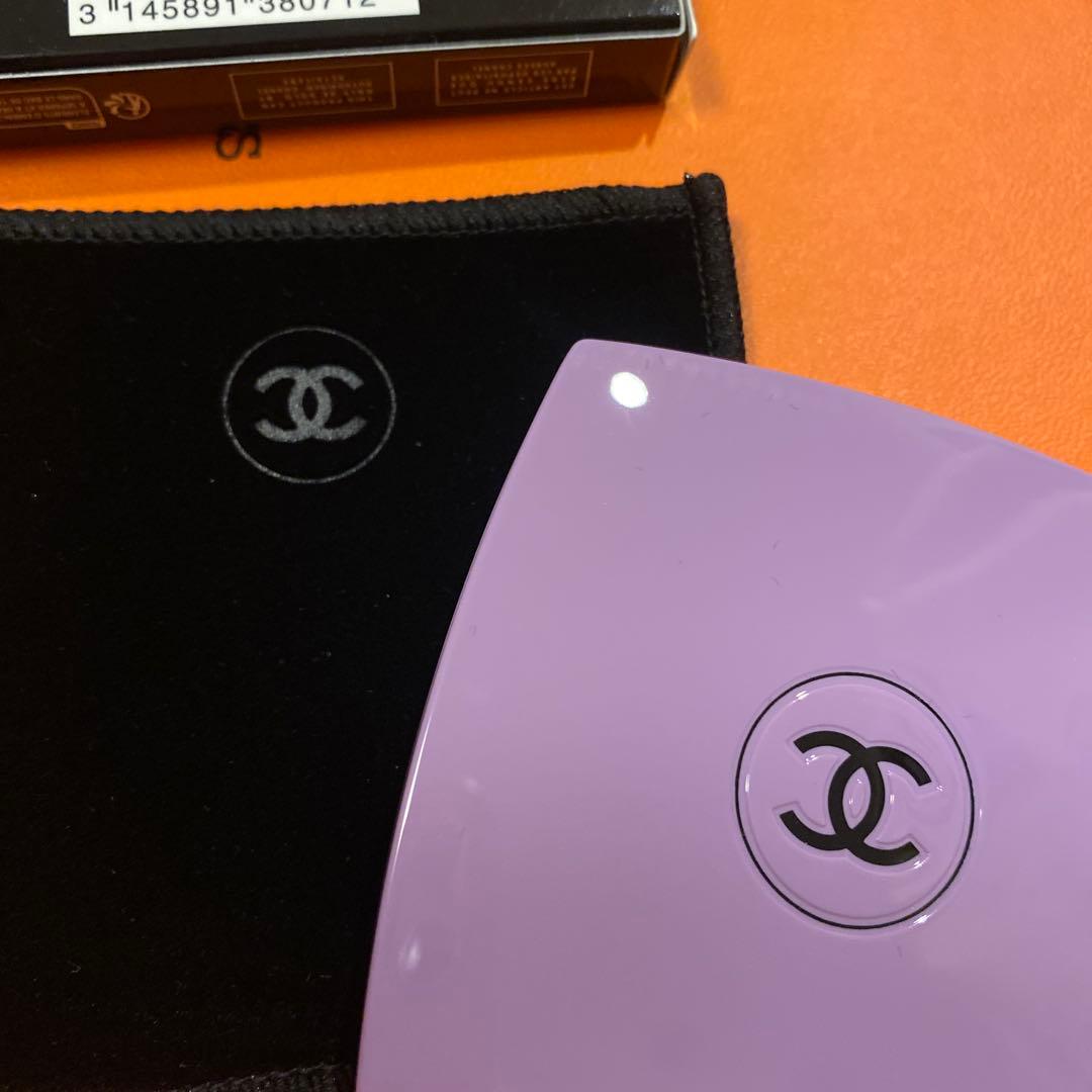 ☆特別限定色☆完売品☆CHANEL　コンパクトダブルミラー パープル☆
