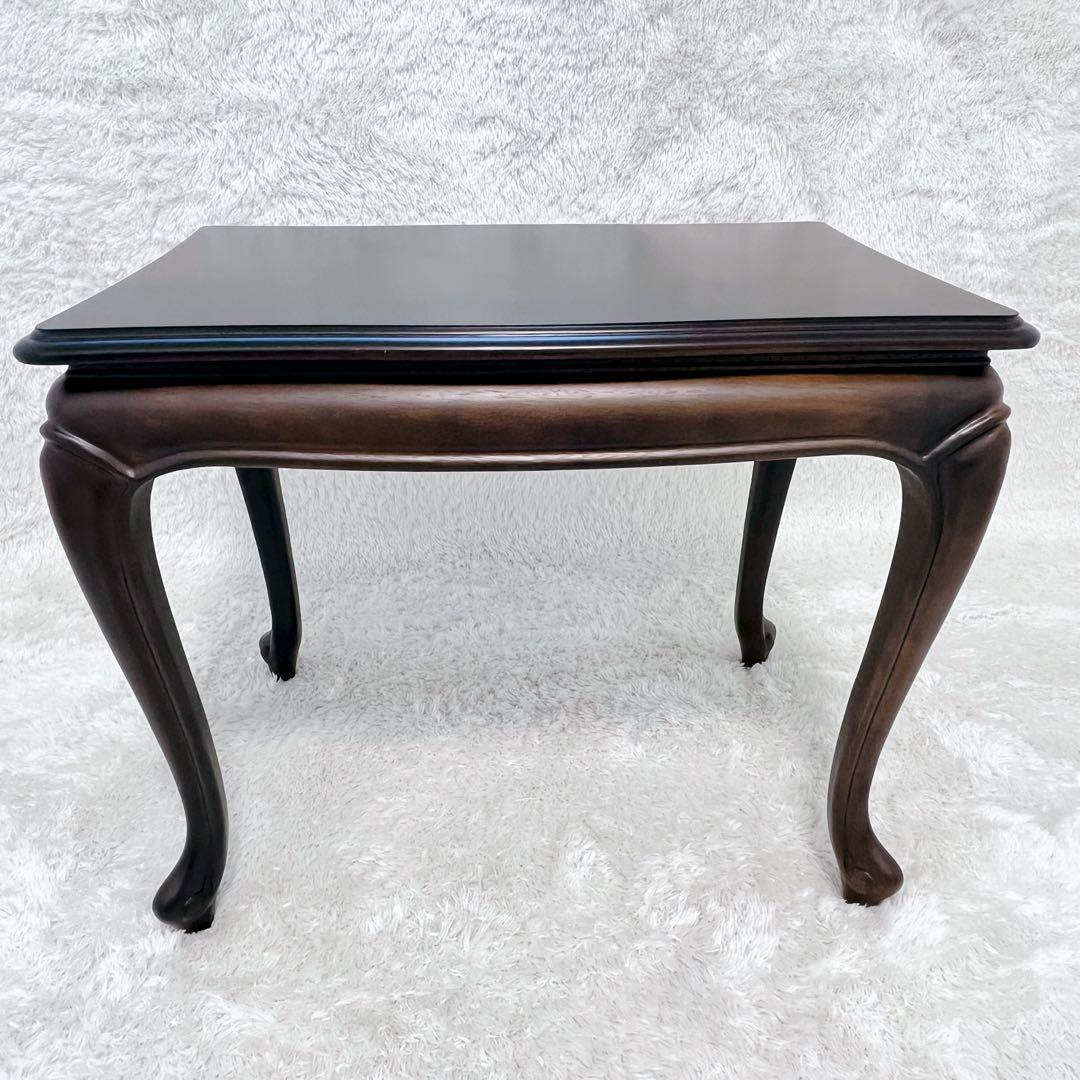 【極美品✨】MARUNI マルニ サイドテーブル 花台　天然木 マキシマム 猫足