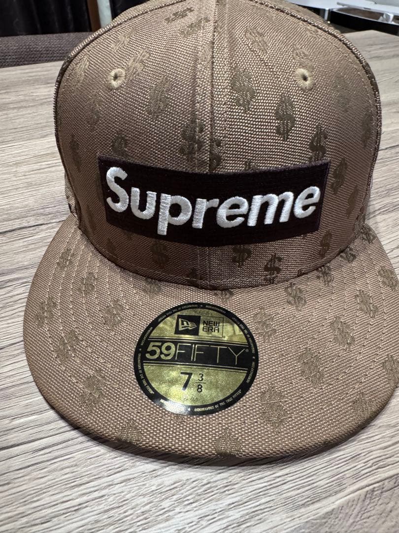 Supreme new era キャップ モノグラム