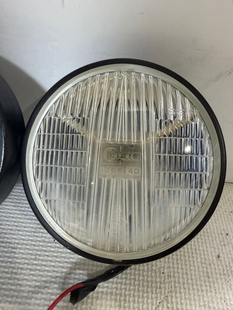 当時物デュアルカウル用CIBIEフォグランプ/ライトカバー付シビエ/検マーシャル