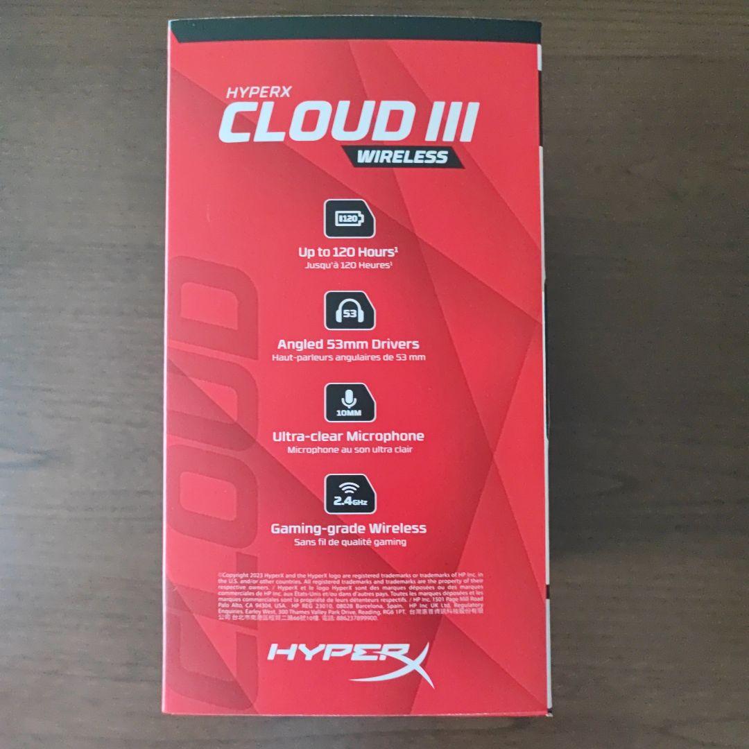 【新品・未開封】HyperX Cloud III Wireless ヘッドセット