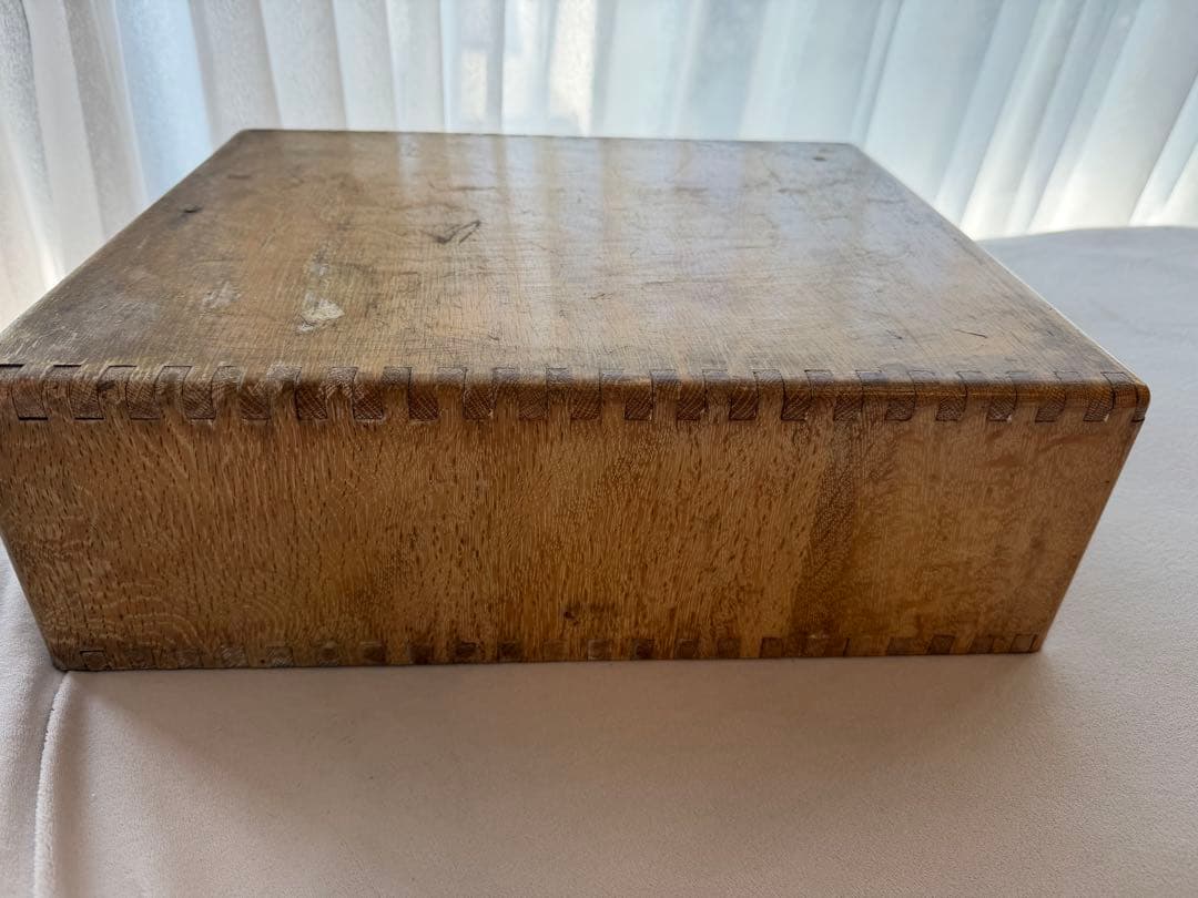 木製アンティーク収納ボックス（2引き出し）