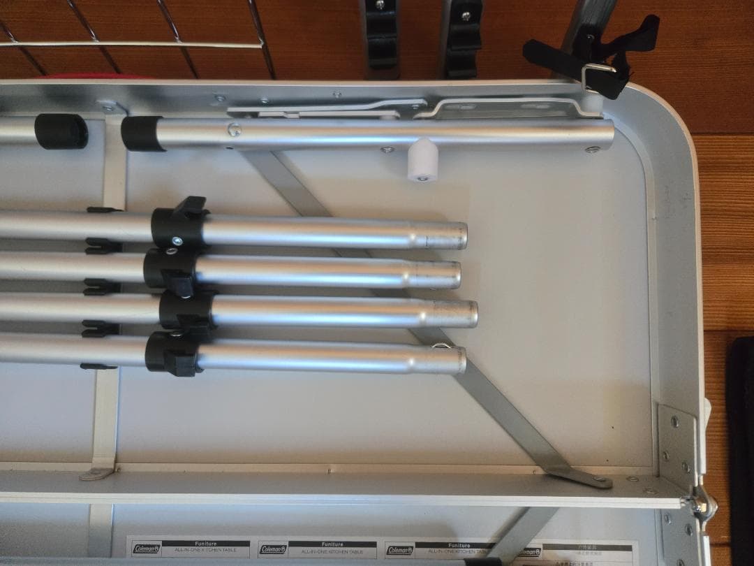 (ふうの感謝)Colemanテーブル オールインワンキッチンテーブル