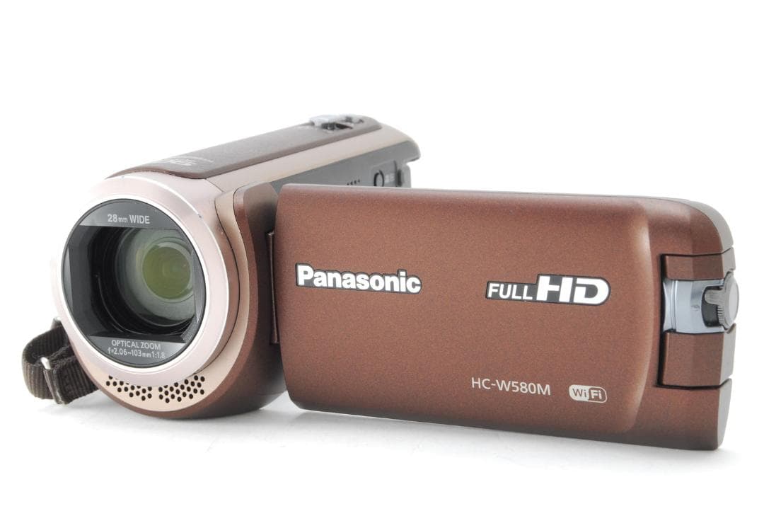 【美品】Panasonic パナソニックHC-W580M ビデオカメラ ブラウン