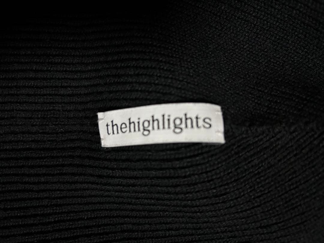 帽子 the highlights beanie black